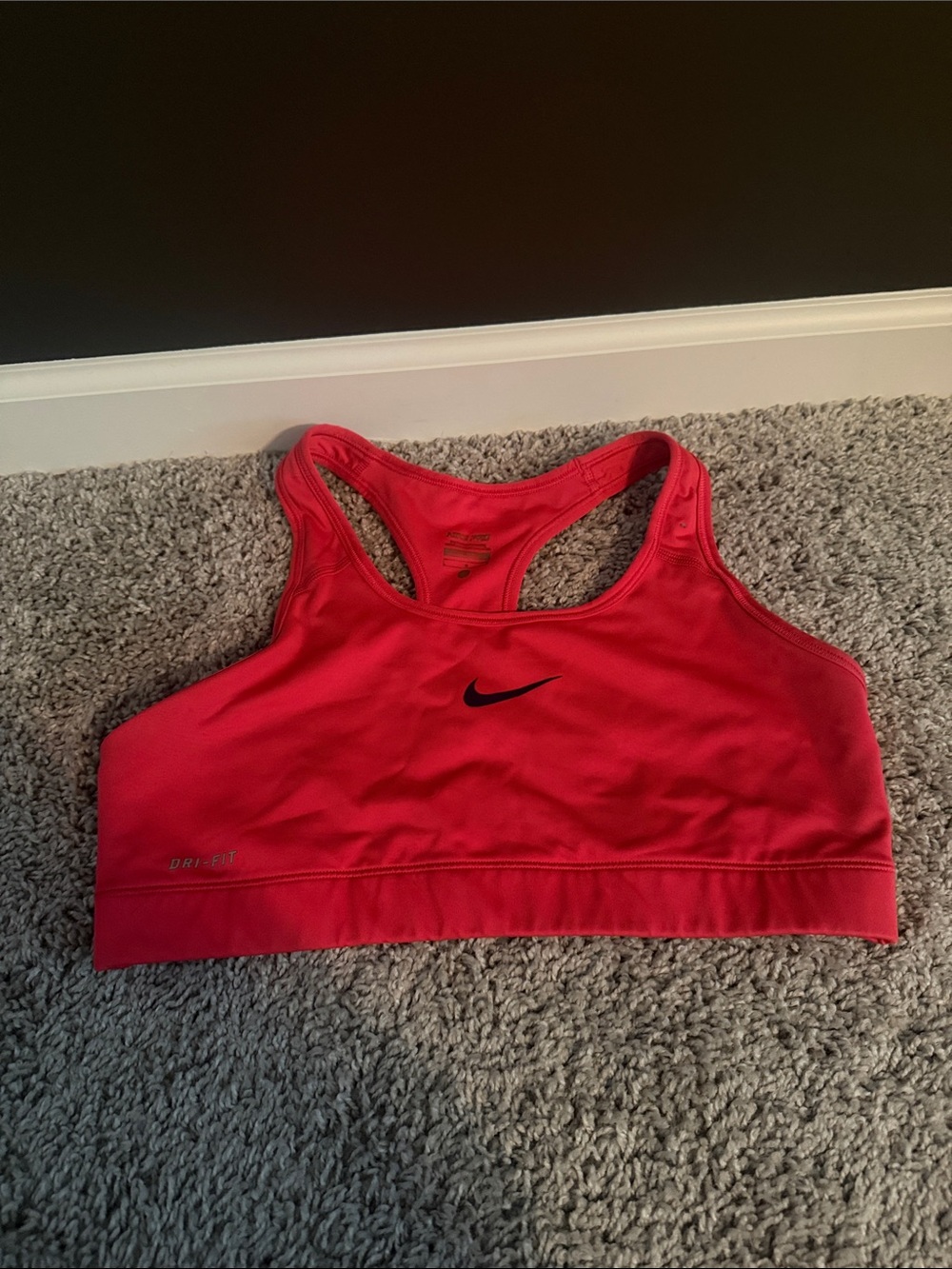 Nike Hot Pink Racerback Dri-FIT Sports Bra